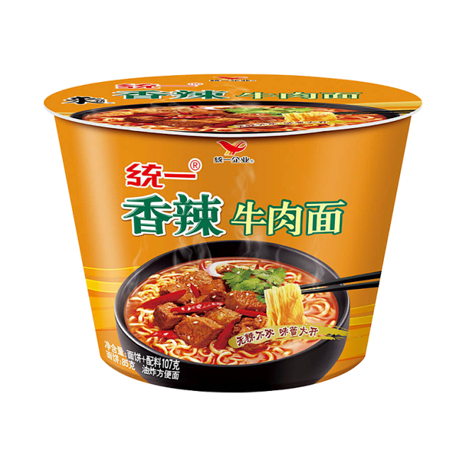 统一香辣牛肉面