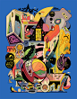 personal project Character design  Drawing  poster art surreal flat freestyle doodle imaginary Stream of Consciousness