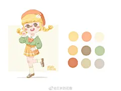 早，有人想学配色嘛
春季班学生作业来啦，版是我排的快夸我优秀
#春日出道计划# #出道吧新星# #插画# ​​​​