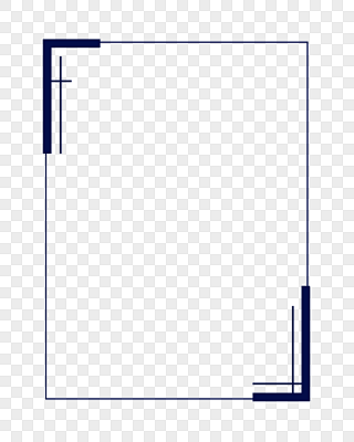   简约深蓝色四边形边框