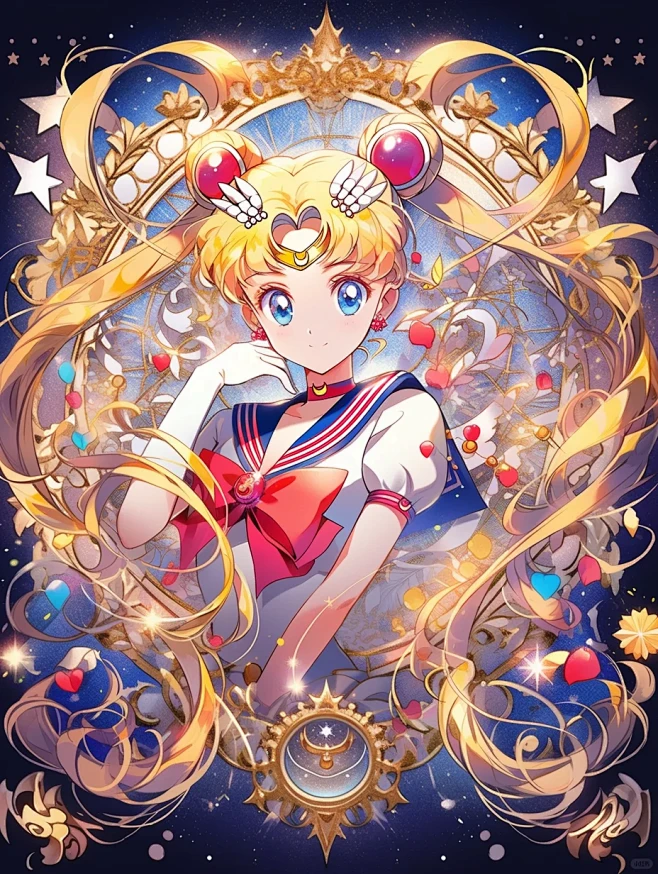 美少女战士｜月野兔第十一弹｜aigc 花瓣网 
