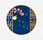 中秋节古风窗户外的满月风景 免费下载 页面网页 平面电商 创意素材