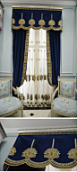 新古典 品牌大气法式客厅卧室高档奢华雪尼尔窗帘定制 迪米洛-tmall.com天猫: 