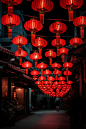新春主题新年春节新春灯笼摄影图