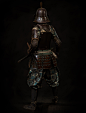 Samurai, Paul Widelski : A samurai steels herself for battle.

Folds are sculpted, spent a lot of time designing all the fabric patterns, engraving and symbols. Progress thread over at polycount:
https://polycount.com/discussion/204199/finished-samurai