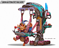 Semi-automatic walker for my little daughter, Rock D : My little daughter has been starting  to learn walking these days,this for all of us is definitely a physical labor,so I just  make this concept for her,hope this machine could help her learn to walk