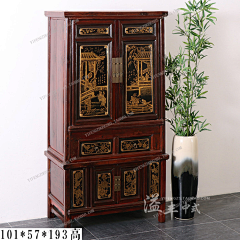 溢丰中式古典家具采集到明清古典老门板改装柜子