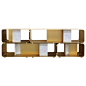Minimalistic Sideboard INT, SD with Carrara Marble, Metal and Brushed Brass For Sale at 1stdibs