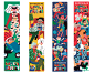 advertisement cachetejack characters ILLUSTRATION  Korea Shinsegae shoopingmall
