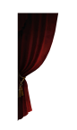 暗红色窗帘装饰png (18)