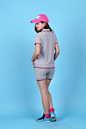 2013女装 夏季新款韩版时尚短袖大码运动套装学生休闲套装短裤女-淘宝网 月销量2500+