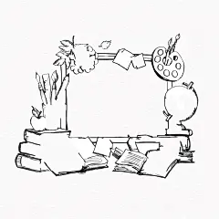 教师节开学季插画