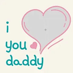 Creative Handwritten Text Father's Day Blessing Photos Instagram Post
