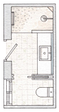 Baños prácticos hasta el último centímetro · ElMueble.com · Cocinas y baños: 