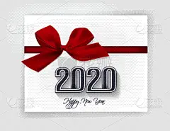 2020,新年前夕,新年,创造力,请柬,菜单,晚餐,问候