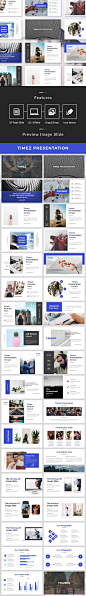 Timez Mnml PowerPoint Presentation Template - Business PowerPoint Templates
