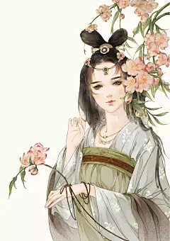 古风板绘人物插画10节课报名啦！体验绝美古风桃花源