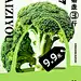绿色购物篮蔬菜瓜果生鲜今日特价全屏海报AIGC
