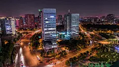延时摄影-北京夜间城市交通(WS)
