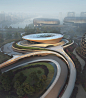 成都独角兽岛总体规划首座建筑即将完工 / Zaha Hadid Architects -  谷德设计网 : gooood是中国第一影响力与最受欢迎的建筑/景观/设计门户与平台。坚信设计与创意将使所有人受益，传播世界建筑/景观/室内佳作与思想；赋能创意产业链上的企业与机构。