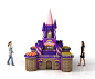 Card board Castle : Castle display made from corrugated board