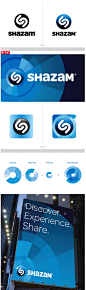 音乐识别软件Shazam启用新LOGO_设计资讯_资讯_设计时代³品牌设计