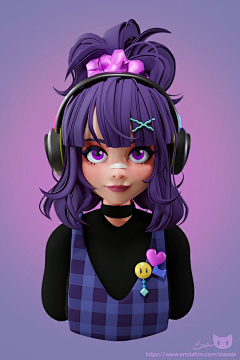 H•In❤采集到zbrush_风格化卡通角色