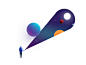 Flashlight Space : Hello! We decided to blend some illustration animation into your Dribbble surfing! This guy can reveal boundless space with his flashlight. Does anybody know where to buy one?))

The Glyph | Behanc...