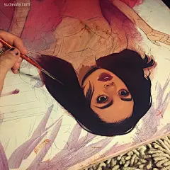 Kelsey Beckett 手绘肖像插画欣赏 造型设计 漫画 游戏 油画 概念插画 手绘 女生 优雅 人像插画 CG 
