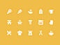 Pixi Icons - Cooking : More icons from my soon to be released icon set. Sign up here to get notified when they're released (all the 厨房烹饪锅碗吃饭cool kids are).