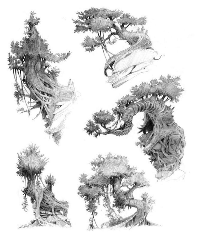 Croods tree concepts...