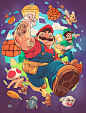 Here We Go! : fanart Mario Bros. 