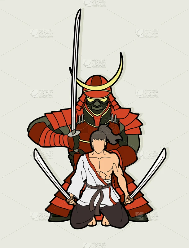 剑,动作,卡通,日本武士,传统,忍者,和服,运动,面具素材-花瓣网