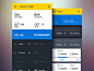 Some UI treatment for a travel app we worked on last year.: 