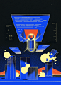 Future of War - Editorial Illustration : The future of war. Editorial illustration for Quartz 