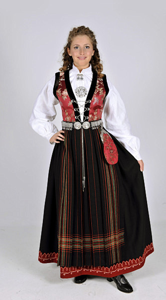 挪威传统服装Bunad