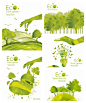 水彩效果绿色环保主题高清图片 10JPG  - PS饭团网