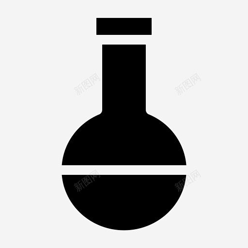 化学烧瓶佛罗伦萨烧瓶图标 平面电商 创意...
