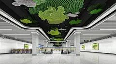 济南地铁2号线19座地铁站全景图来袭