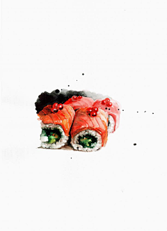 一颗沉默的蟠桃采集到Painting | Food