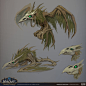 World of Warcraft - Kul Tiran Druid Flight Form Concept, Matthew McKeown : Concept for the Kul Tiran druid flight form in Battle For Azeroth.
