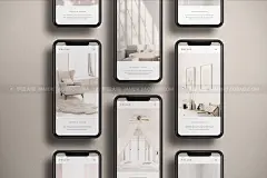 画册名片信封文具画框苹果iMac电脑iPhone情绪板设计Ps样机合集 Mockup Kit Bundle