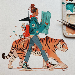 世界都是小丑采集到动漫插画