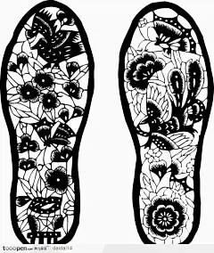 鞋垫花纹