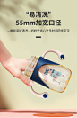 美儿贝比吸管杯儿童PPSU婴儿奶瓶1岁大宝宝学饮杯喝奶喝水防呛-tmall.com天猫