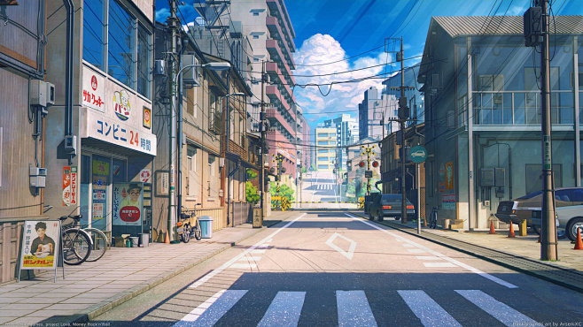 Tokyo street by arse...