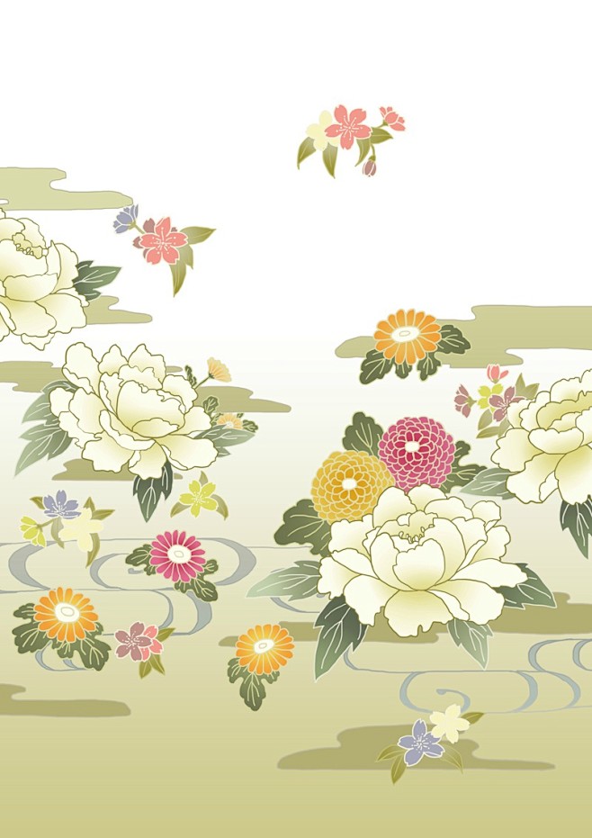 和服花纹