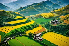 绚丽中国农村乡村田园风情摄影图