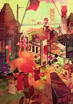 欧美Q版气氛图欧美Q版场景原画欧美Q版场景气氛图来自cgbook.cn (9)