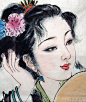 【当代著名国画家白伯骅作品：写意仕女图】  
白伯骅：當代著名國畫家。1944年出生於北京一個書香世家，師從蔣兆和先生習畫20多年，不僅繼承了蔣先生寫實傳神、盡精刻微的遺風，還大膽變法，突出強調了國畫獨有的線條和筆墨造型，形成了自己的人物畫風，受到業內外人士一致好評。曾赴日本、美國、新加坡等國舉辦畫展和進行藝術考察。作品被各大美术馆、藏家收藏。